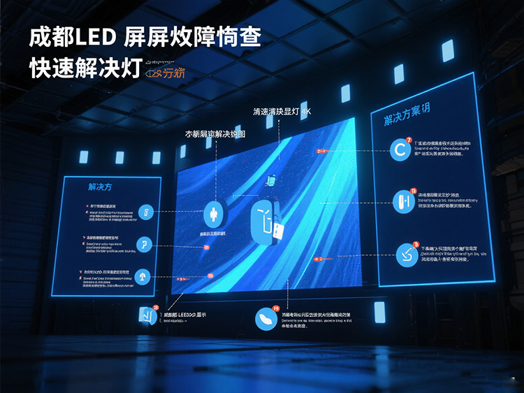 成都LED顯示屏常見(jiàn)故障排查：快速解決亮燈問(wèn)題